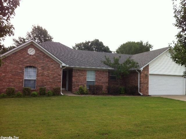 Nice home in a great location in Cabot. Fenced back yard. New Roof in 2009. Enjoy the roomy master bedroom and bath. Separate dinning room with French doors perfect for an office. Double vanities, jetted tub, walk in closet. Sellers Willing to do a carpet/flooring allowance with acceptable Offer.