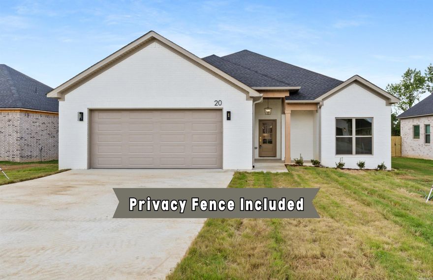 This beautifully designed 3-bedroom, 2-bath home seamlessly blends style and function with an organic modern aesthetic. As you step inside, you're greeted by an open-concept living area, where neutral tones and earthy accents create a warm, inviting atmosphere. It has tile showers, upgraded countertops, thoughtfully chosen fixtures, and more! Close to Greenbrier schools. Come check it out today!