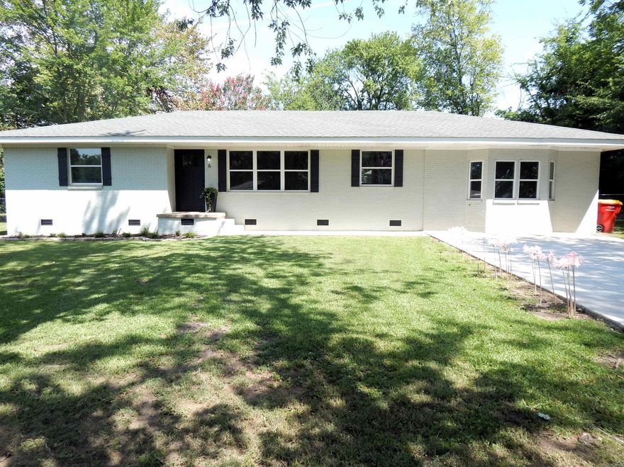 Step into this beautifully remodeled 1,742 sq. ft. home, nestled in a peaceful cul-de-sac.! (Back On Market - Not due to anything wrong with Home). Everything is like new, from the 4 bedrooms to the 2 1/2 baths. The remodel includes upgraded windows, exterior doors, shower, tubs, toilets, vanities, plumbing fixtures & even a tankless water heater.  You'll enjoy the new heating & air system & new electrical wiring throughout.  Luxury vinyl plank flooring that adds an elegant touch. Kitchen features, new gas stove, microwave, granite countertops with and undermount sink, making meal prep a breeze.  Outside, you'll find a new concrete driveway, an exterior that's been given a fresh coat of paint and a fenced in backyard for privacy.  This home is move-in ready & waiting for you to call it yours!!