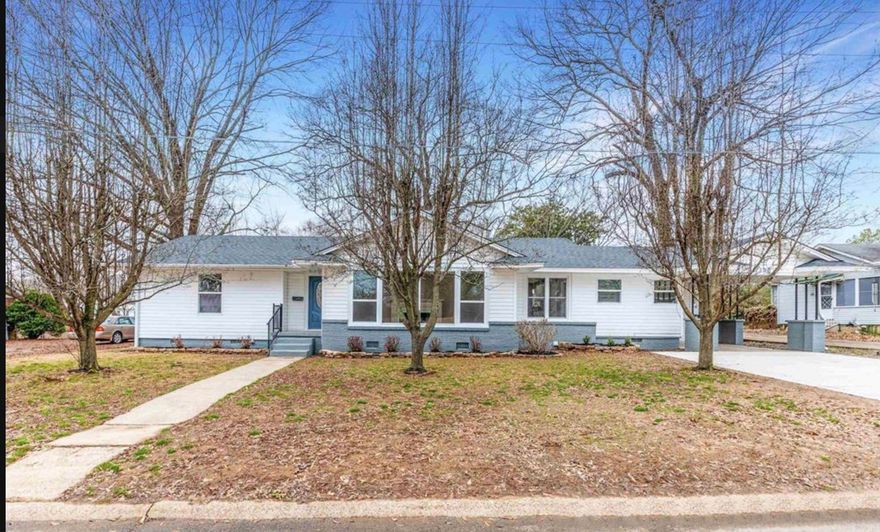 Fully remodeled in 2022, this 3 bed, 2 bath home is centrally located near downtown.  New Roof, water heater, furnace, flooring, driveway, windows! Kitchen island with granite countertops, pantry, high-end appliances. Large laundry room/office.  Electric fireplace.  Outdoor storage building.  New AC in 2024. Contact me to see it today!