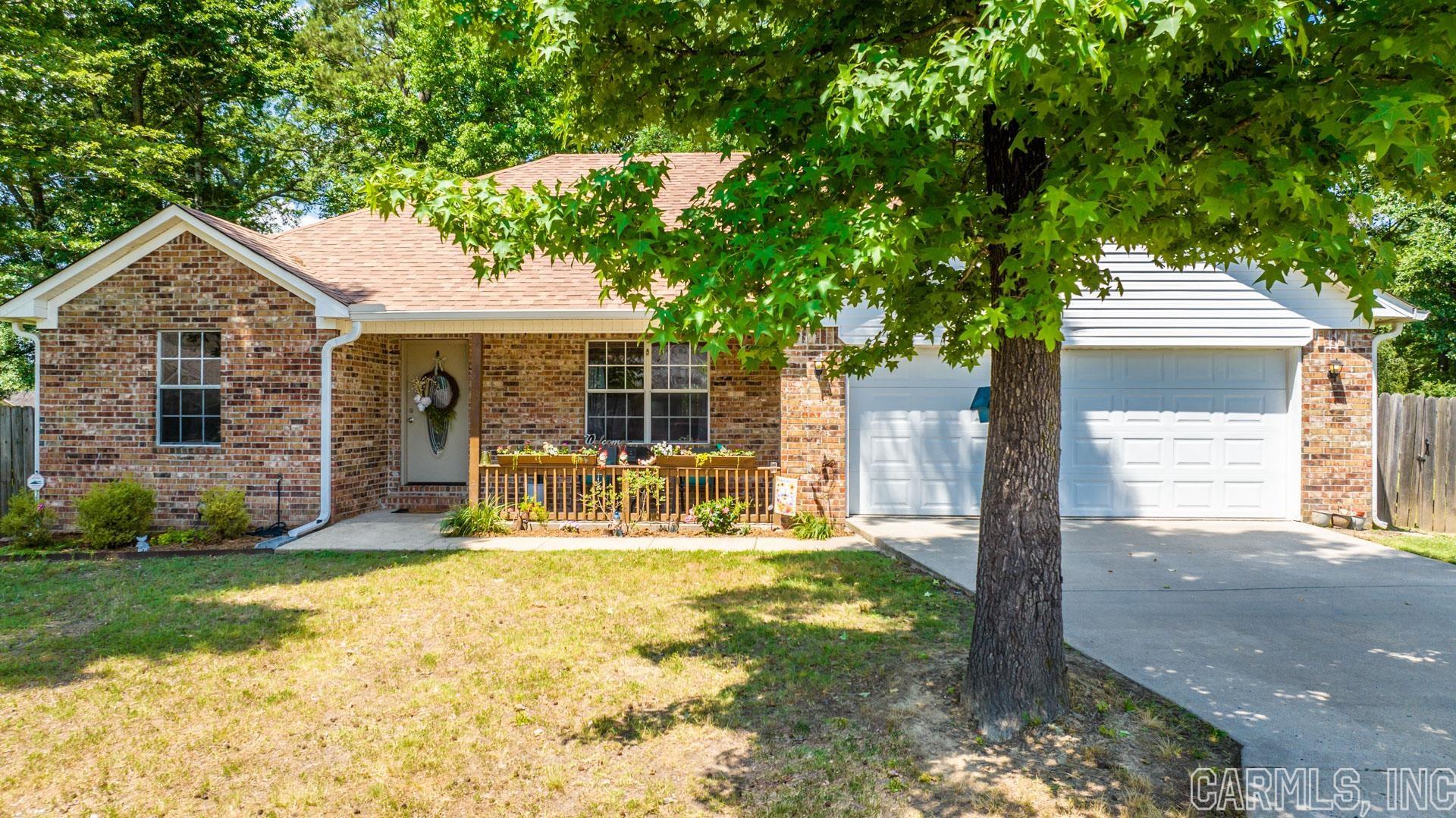 What a great find in a Cul de sac of desirable neighborhood! Enjoy morning coffee on your front porch in peace, enjoying flowers. Inviting, semi-open split floor plan. Granite counter tops. Large back yard for family time and entertaining, includes a fabulous deck, fire pit and an outside storage building. Garage has been partially enclosed to provide an awesome bonus room/office, that current owners use as a 4th bedroom. There is great storage space still available in garage area. New HVAC in 2021, new roof in 2022 and new dishwasher this year! Regarding the history oil spill in the area years ago, all was cleaned per EPA requirements. Although this house was not directly affected, it was still taken down to the studs and all flooring and walls were replaced. This amazing, welcoming home is move in ready for your family! With the new overpass in Mayflower, there is direct I-40 access for easy commute to LR, Conway or surrounding areas.