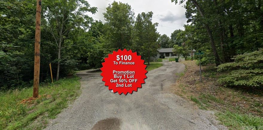 Buy one lot and get 50% off an additional lot! Owner-finance for easy terms. Cash buyers can pay by debit or credit card as well. Nice lot to develop or hold for future value. Public water and electric are available to run to property and will need septic. Owner/agent. No mobiles allowed. 1000 minimum build size on any other type of home, depending on subdivision. Finance is $100 down and 10 months at $109 and closing costs are included. Lots marked with red banner are part of promotion. No limit on lots. Buyer responsible for any/all taxes and lots sold "as-is". Quit claim deed conveys. Parcel ID# 350-19567-000