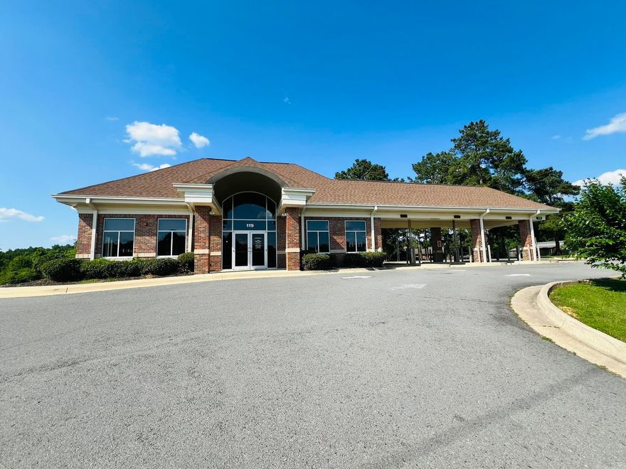 Discover the perfect location for your business with this well-maintained brick office building, formerly a branch for a local bank.  This property includes a welcoming foyer with a lobby area, an adjoining break room/kitchen area equipped with a dishwasher, refrigerator, sink, and microwave, and additional office areas. The two vaults can provide ample storage space. There are 2 half bathrooms for staff and customer convenience. A drive through area with window access and two individual drive through lanes, enhancing customer service options.  The possibilities are endless: You could use this business for a retail investment, possible restaurant with dining areas, unique rental investment could be made into a 1 or 2 bedroom home, a local business that could use the drive through lanes to accept payments, church, medical facility, office, etc.. This is a prime location, don't let this opportunity pass you by.   All IT equipment, phones, and computers will be removed. Kitchen table and chairs will be removed.   ALL SHOWINGS MUST HAVE A PRE-APPROVAL PRIOR TO SHOWINGS