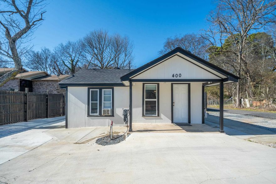 This fully renovated city home is a must see! With 3 bedrooms and 2 updated bathrooms, this home is move in ready! The home has new electrical, new plumbing, a new roof, remodeled kitchen, new floors and new, very solid subflooring. The outdoor space is very low-maintenance, functional, and private with a new privacy fence and a large storage building. The back patio is perfect for entertaining with an additional tented area that could be used for entertaining or as a carport. This home is centrally located in town, near schools, restaurants, shopping, and just minutes from downtown. Don't miss out on this one!