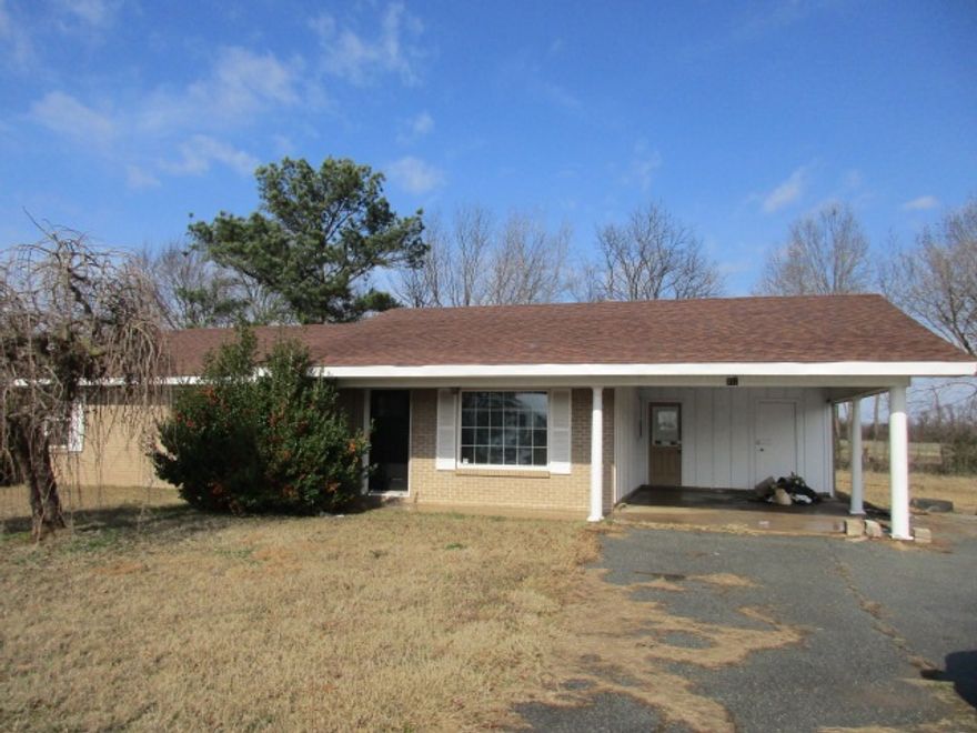 What a cute home.  This brick home has 3 bedrooms and 2 baths in Grady, AR.  Home has great flooring in kitchen and baths, stainless steel appliances, bathrooms updated, big closets.  Taxes are after Homestead Credit.  Call today for your personal tour!!  **Agents see remarks**.