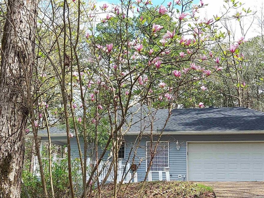 Nature surrounds you, with trees budding and flowers dotting the hillside. If living in the midst of nature is part of your plan, check out this property! The deck surrounds almost the entire perimeter of the home, offering an airy, open feel that truly connects you with the outdoors. With so much to enjoy, the canvas is yours to expand and make your own. Featuring a split-bedroom arrangement for added privacy and comfort. Plus, the newer roof installed in 2023 adds peace of mind. As an added bonus, stay warm and cozy with a pellet stove, perfect for those cooler evenings. This home offers the ideal retreat for any season!