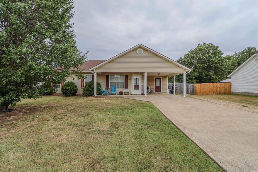 This charming 3 bedroom, 2 bathroom home is located on the west side of Paragould. The primary bedroom features a spacious walk-in closet, providing ample storage space. The roof and HVAC system are both just 5 years old, ensuring peace of mind and energy efficiency. The kitchen is equipped with a refrigerator that will convey with the property at no value, along with a one year old oven stovetop. The property also boasts a large fully fenced backyard, ideal for privacy and outdoor activities. Reach out for your personal viewing.