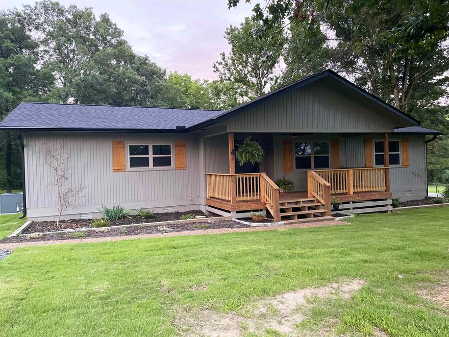 Charming Remodeled Home Near Greers Ferry Lake and Little Red River  Discover this beautifully remodeled 1,700 sq. ft. home perfectly situated with easy access to Greers Ferry Lake and the scenic Little Red River. Featuring 4 spacious bedrooms and 2 full bathrooms, this residence offers an ideal blend of comfort and functionality.  Step inside to an open-concept living, dining, and kitchen area accentuated by vaulted ceilings that create an airy, inviting atmosphere. Three bedrooms include generous walk-in closets, while the master suite boasts his and her walk-in closets for ample storage.  Enjoy relaxing moments on both the front and back porches, with a tranquil wet weather creek enhancing the peaceful backyard setting. Practical updates include an encapsulated crawl space, a brand-new roof and gutters, and a septic tank that was professionally pumped this year, ensuring worry-free living.  This home is perfect as a family residence or a weekend getaway, with excellent potential for rental income. Don’t miss the opportunity to own a move-in ready property in a sought-after location close to outdoor recreation and natural beauty.