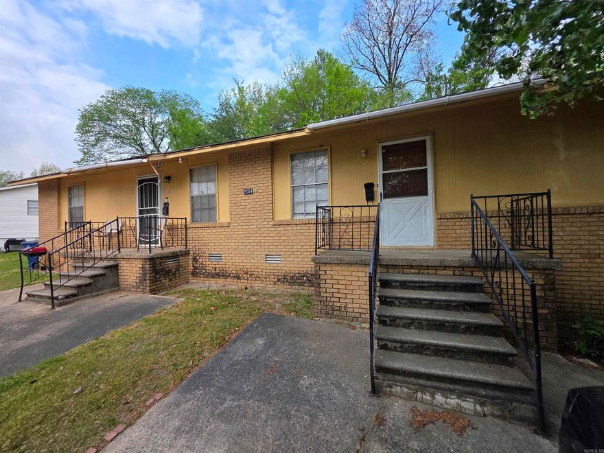 2BD duplex located in North Little Rock. This property is ideally situated close to Burns Park and offers convenient interstate access, as well as proximity to local shopping, dining, and more. There is no seller property disclosure available for this listing. Both Units are tenant occupied, 24-hour notice for all showings.  Lease in place. Monday-Friday showings only. Any offer needs to have the following verbiage included "buyer is aware there is a lease in place and agree to the lease terms".