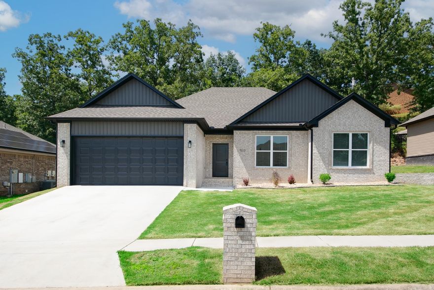 Awesome 4BR home built in 2025 in the heart of Cabot! Featuring open floor plan, primary bedroom is split from the rest with double vanity and big tile shower. Stained concrete floors throughout, quartz countertop in kitchen, walk in pantry, low E windows, 2x6 exterior wall construction with R-19 insulation, and all electric brick home. Better than new, includes refrigerator and blinds. Take a look today!