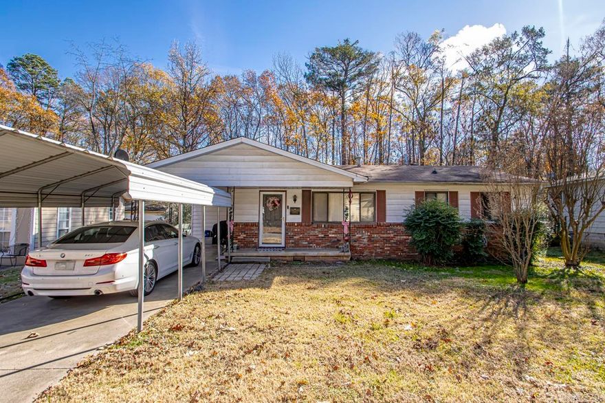 As is. Don't miss this 3-bed, 1-bath home in Gum Springs! Built in 1963, this property needs some TLC but offers a solid foundation for improvement. Recent kitchen updates add value to the 888 sqft space. Situated on a quiet street with a fully fenced backyard on a generous 7,840 sqft lot, make this a promising opportunity.