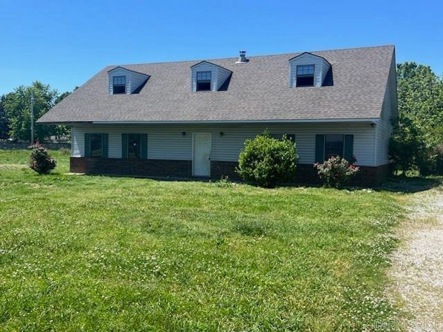 This 2 story house sits on 1.14 acres in Lawrence County. There are 2 bedrooms on the main level and 3 bedrooms on the upper level, 2 bathrooms.