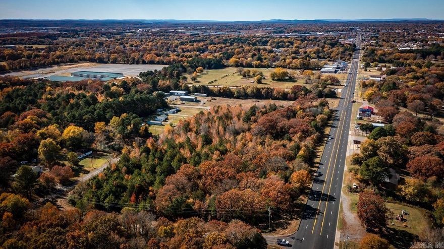 1.53 acres of prime land in Conway!  It is close to town, but right outside of city limits, which means it could be a perfect spot for a commercial development, multifamily development, or even residential building!  This is located next to another track of land that is 2.3 acres and they can be purchased together.
