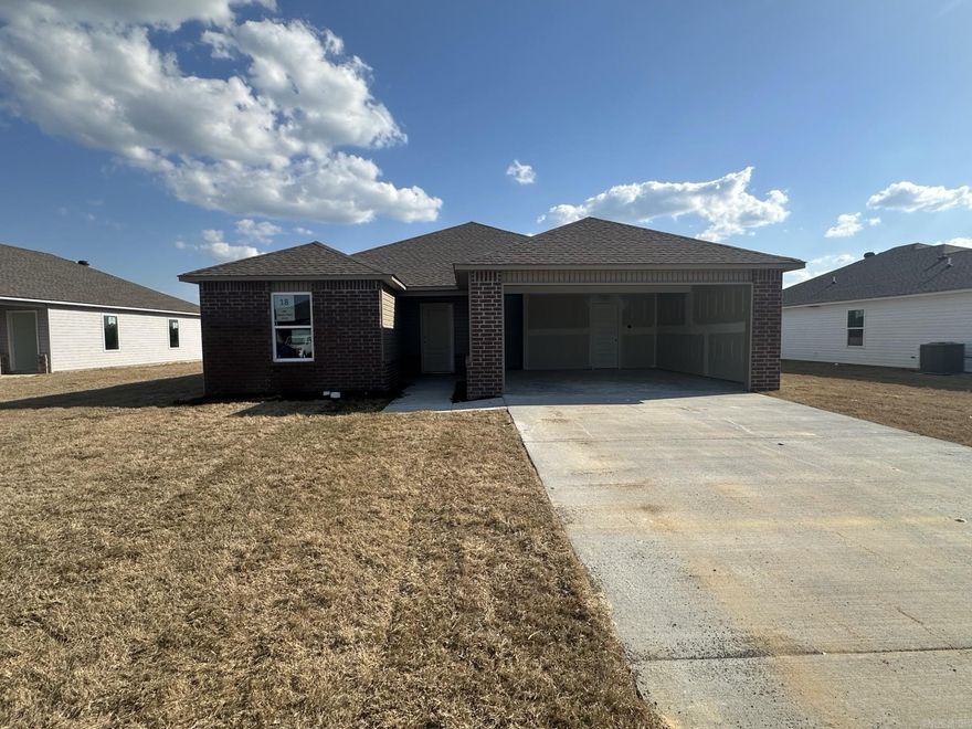 The inviting Murrow II plan! It offers a perfect blend of comfort and functionality. With 3 bedrooms and 2 bathrooms, it's ideal for a family or those who appreciate extra space. The spacious living area flowing into an elegant eat-in kitchen equipped with energy-efficient appliances suggests a modern touch. The large pantry is definitely a bonus for anyone who loves cooking or baking. Let's not forget the covered back porch—what a great feature for entertaining guests or just enjoying some outdoor relaxation. Overall, this home is a cozy retreat with lots of curb appeal. Learn more about this home today!  **SEE SHOWING REMARKS & AGENT REMARKS FOR IMPORTANT INFORMATION**