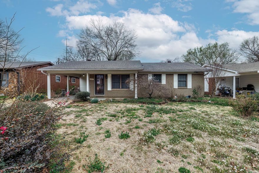 This beautiful brick home features 4 bedrooms and 2 1/2 bathrooms, offering plenty of space for your family. The interior boasts a mixture of hardwood, parquet, and carpet flooring throughout, adding warmth and charm to the home.  The family room is complete with built-in shelving, perfect for displaying books, photos, and decor. The large laundry room provides convenience and plenty of storage space.  Outside, you'll find a screened-in porch where you can relax and enjoy the fresh air without the annoyance of pesky bugs. The fenced backyard is ideal for your furry friends to roam and play safely.  Located conveniently close to amenities, this home offers both comfort and convenience for you and your family.