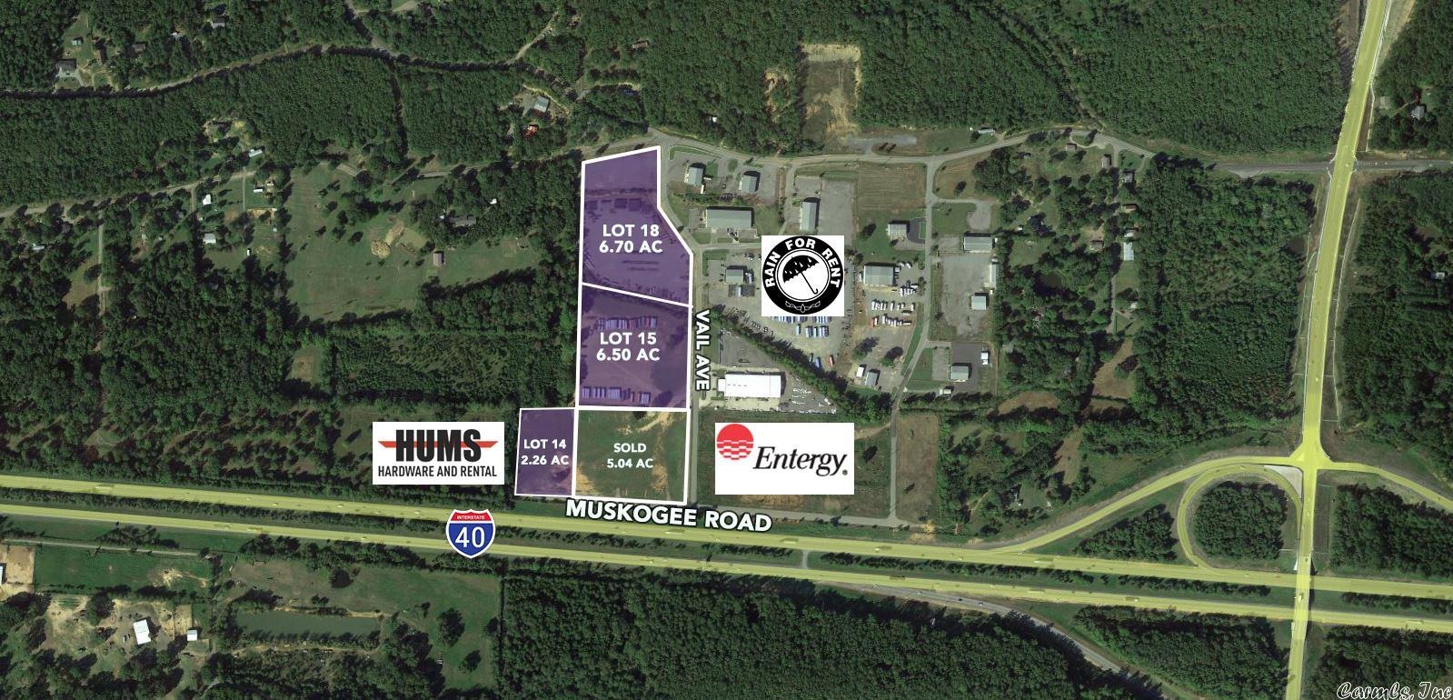 Cimarron Park is Conway's newest Professional Business Park located just off the new Salem Road exit off Interstate 40 in North Conway. Entergy recently located their new Conway headquarters there. Other businesses include Hum's Hardware, Rain for Rent, TC Works, and many more. Property is part of a large portfolio of land and a duplicate listing.