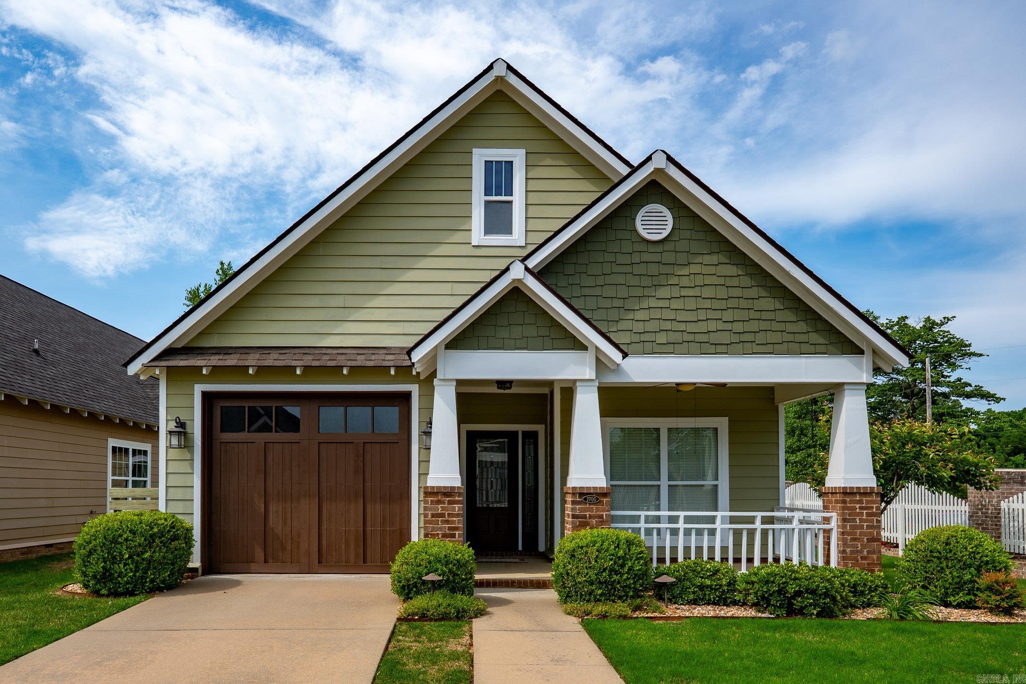 Welcome to Stonebrook Cove, a highly desirable 55+ community offering comfort, convenience, and charm! This beautifully maintained Craftsman-style home features inviting curb appeal with a one-car garage and a cozy front porchāideal for morning coffee or visiting with neighbors. Inside, youāll love the rich hardwood floors, open-concept layout, and a stylish kitchen complete with granite countertops, stainless steel appliances, and a spacious pantry. Enjoy the ease of a low-maintenance yard while relaxing on the covered patio, perfect for quiet afternoons or entertaining friends. With abundant storage throughout and thoughtful design details, this home perfectly blends modern comfort with timeless style.
