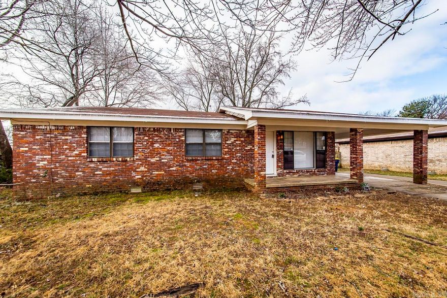 Location, amenities & charm! This house has all 3! Conveniently located in the Cabot School district, this 3 bedroom, 2 bathroom house is within walking distance to playgrounds and splash pads, ball fields, shops, and restaurants. The welcoming front porch with bricked columns greet you as you arrive, while the oversized windows and a large sliding glass door allow for natural light to refresh you while inside. The luxury vinyl plank flooring - NO CARPET - fresh paint and white cabinetry add to the modern updates. Not to be overlooked is the large fully fenced backyard with covered porch perfect for entertaining or watching the sunset. All of this and only minutes from the interstate for quick commute to Little Rock or Searcy. Act quickly to make this house your home!