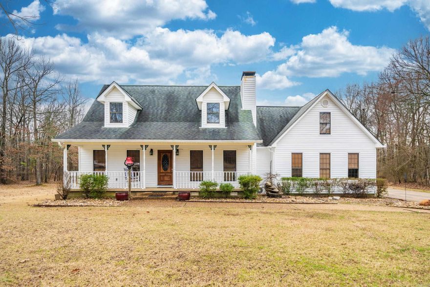 Seeking a charming country home on acreage without the long drive? This stunning custom property on 3.95 acres offer 4 beds, 2.5 baths, a sunroom, and a secondary living room with custom built ins! The 2-car garage, currently used as a hangout area with its own mini-split adds to the versatility of this home. The square footage listed does not include the garage. 4th bedroom does not have a door, one could be easily added, currently used as a bonus room. With a ton of attic space for seasonal decor, this home has all the charm and space! Bryant Schools, & convenient to all things Saline County!
