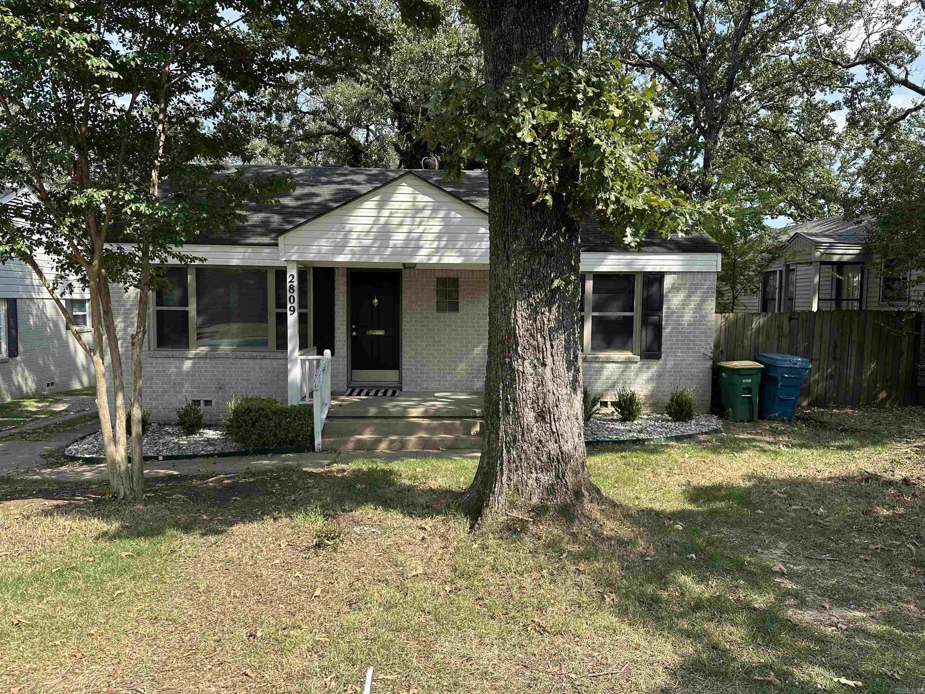Fantastic Neighborhood!! Convenient to Everything! Features Large Living/Den combo., Separate Dining Room, Galley Kitchen, 2 Bedrooms, 1 Bath, Beautiful Hardwoods, New Interior Paint & nice deck overlooking fenced backyard!