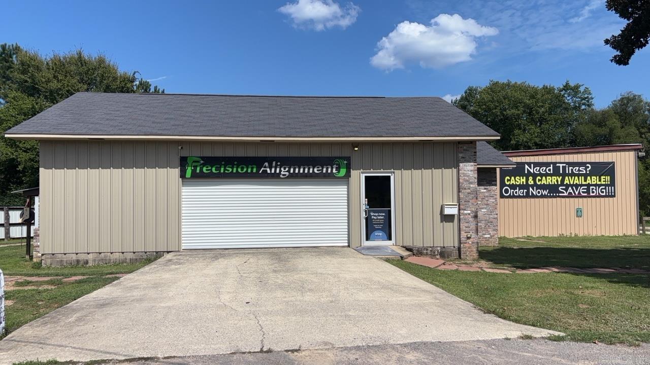 Turnkey Tire & Auto Service Business! Established operation with loyal customer base and everything you need to keep running day one. Services include wheel alignment, tire sales/repair, shocks & struts, and oil changes. Shop features two bays (30x50) with remote doors, 4-post drive-on lift, 2019 RAC alignment system, new tire rotary machine (2023), balancing machine (2021), and air compressor (2021). Customer reception/media area includes office, inventory display, bathroom with shower, and mini-split system for year-round comfort. AC shop unit installed 2023.