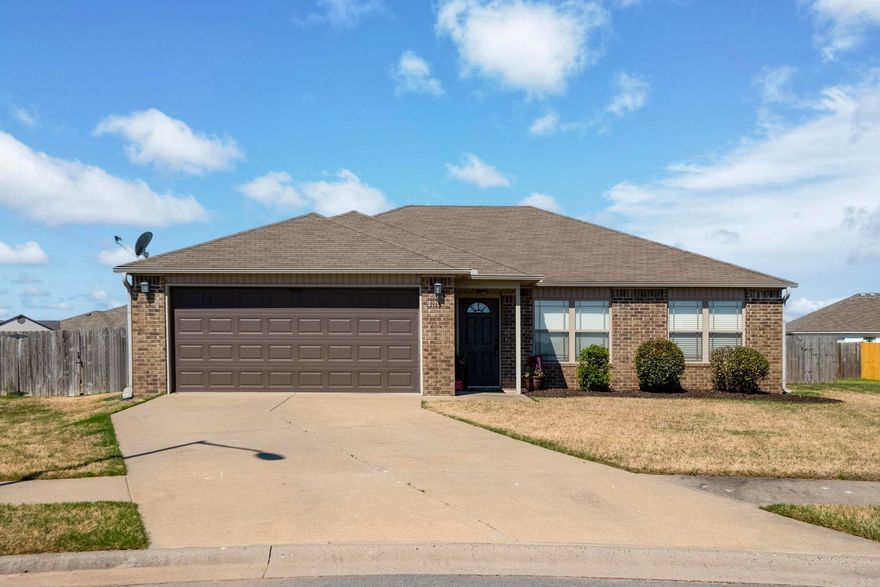Welcome to this charming 3 bedroom, 2 bathroom home tucked away on a quiet cul-de-sac in a cute, sought-after neighborhood of North Little Rock! Built in 2012, this home offers a split-bedroom floor plan with beautiful windows that fill the space with natural light and showcase the updated LPV flooring throughout. The open kitchen blends great with the living area. The primary bathroom features a soaking tub, separate shower, and a large walk-in closet.  Two additional bedrooms provide plenty of space for family, guests, or a home office.  Outside, enjoy the large backyard, perfect for outdoor gatherings, pets, or simply relaxing in your own private space. Located in an inviting community vibe, this home truly has it all! Agents, see remarks!