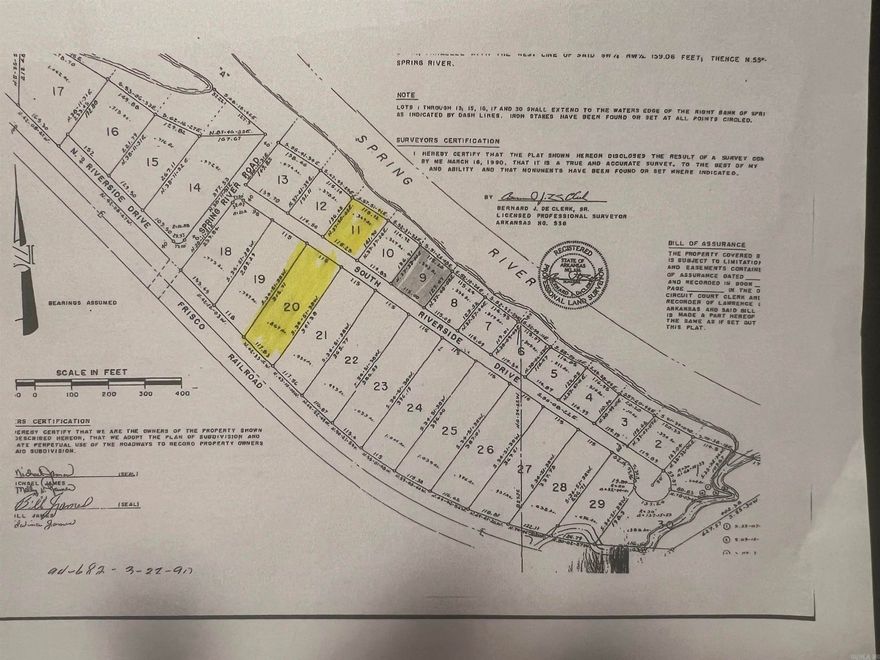 nice river front lot with boat ramp