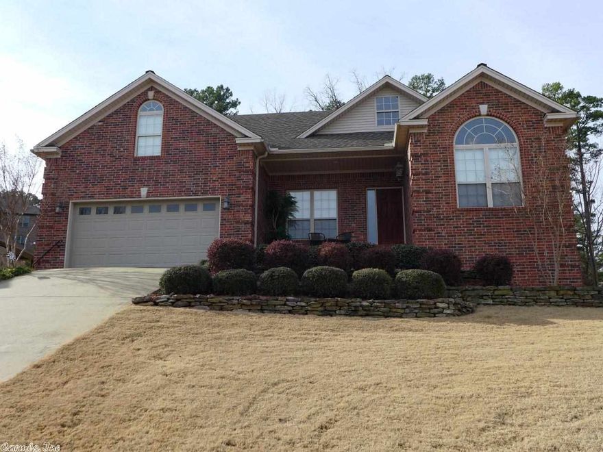 Beautiful custom built home backs up to green space!  Enjoy your choice of great views from either the front porch or back patio.  High ceilings & lots of natural light show off gorgeous interior finishes.  Gourmet kitchen features new gas range w/double oven, granite countertops, & opens to living area.  Master bedroom has separate walk in closets & luxury bath.  Lg 4th bedroom would also be perfect for a game/theater room.  Oversized garage w/work area.  Additional side driveway provides extra parking.