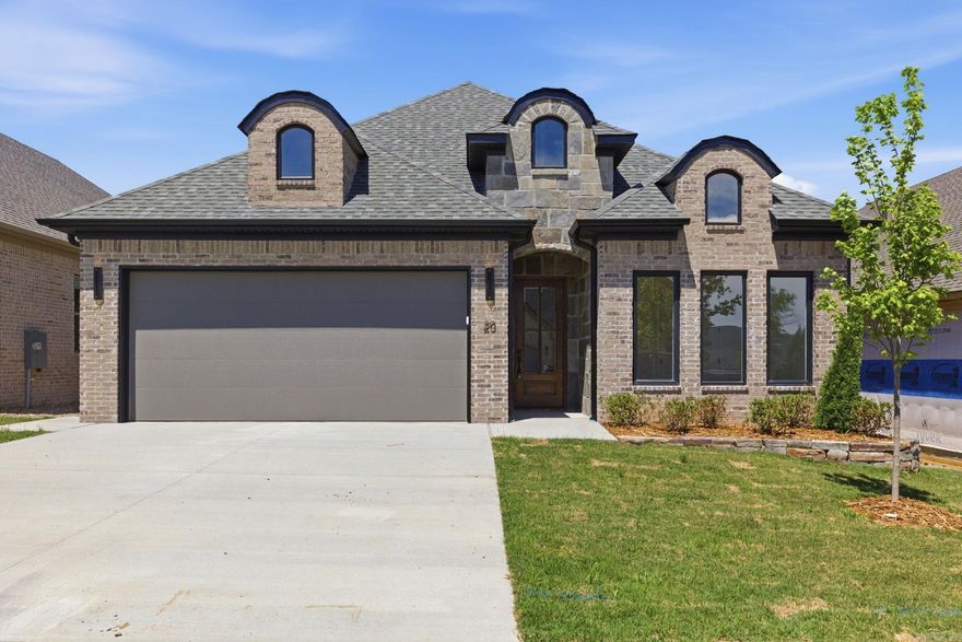 We're excited to introduce Mountain Brook, West Little Rock's newest neighborhood. This community is conveniently located off Highway 10, just behind The Ranch and only minutes away from Little Rock Christian, Joe T. Robinson, and Don Roberts Elementary.  This plan is a fan favorite: single-level residence, which beautifully combines craftsmanship and design. This home features four bedrooms and two baths with an effortless, thoughtful layout. The fourth bedroom offers great flexibility, perfect for a home office or other creative space. The primary suite is a true sanctuary, boasting a freestanding bath, a spacious walk-in shower, and a custom-designed closet. The heart of the home is a chef’s kitchen, complete with quartz countertops and custom cabinetry, seamlessly connected to a fully functional pantry. Call listing agent to tour home.