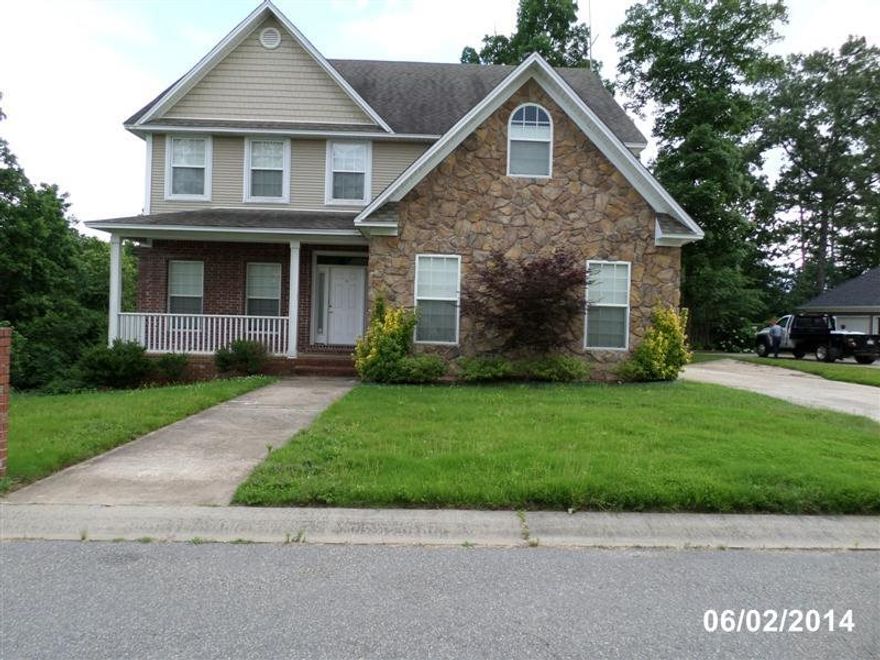 Bidding start date 2/7, end date 2/12. .Sold AS-IS, seller will not make any repairs! Nice hardwood floors in living & dining rooms, spacious kitchen/breakfast area has tile. Spacious living room w/wood burning FP. Peaceful wooded view from covered deck. 3-car side entry garage, gated area. Agents READ conf. remarks for showing instr. & other important information. All financing offers must get a pre-qual from Greenlight prior to submitting offers, offer MUST be submitted through HomeSearch.com auction site