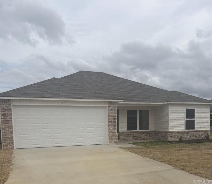 Discover the captivating Franklin plan, renowned for its charming covered front porch and meticulously landscaped front yard that enhance its curb appeal. This home boasts an open floor plan with 3 bedrooms and 2 bathrooms, providing a spacious and inviting living environment. The expansive family room serves as a central gathering space, perfect for relaxation and entertaining guests. The kitchen is a highlight, featuring a beautiful design and equipped with energy-efficient appliances, ample counter space, and a spacious pantry—ideal for preparing and enjoying delicious family meals and snacks. Explore more about the Franklin plan today and envision how it could elevate your living experience!    **SEE SHOWING REMARKS & AGENT REMARKS FOR IMPORTANT INFORMATION**