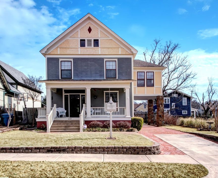 This beautiful home located in the Governor's Mansion district has all of the historic charm with many modern updates throughout but still retaining its original character. Built in 1912, the Greenwood home is on the National Registry and within walking distance to the family-friendly SoMa district.  The timeless home will have all of your guests in awe as it features new quartz counter tops, porcelain tile flooring, refinished hardwood floors, fresh paint, new water heater, updated bathrooms, NEW roof, 2025. NEW upstairs HVAC, 2025! The wrought iron gate located at the side of the home leads to the beautifully landscaped backyard that has a 2-car garage with a cozy studio apartment. Don't miss out on this one-of-a-kind gem conveniently located in the capital zoning district of Little Rock.  Agents see remarks!!