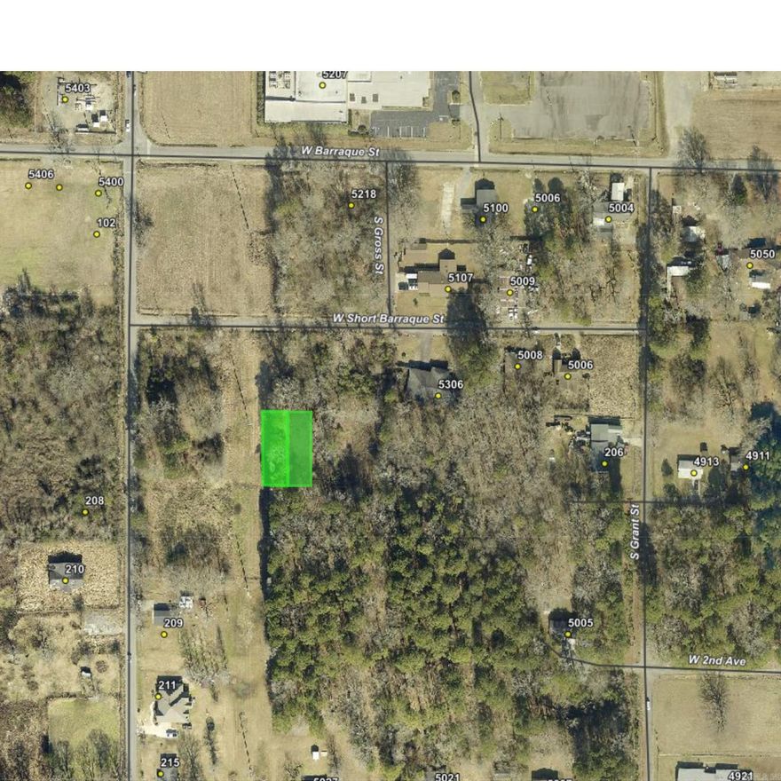 Opportunity knocks with these two affordable lots in Pine Bluff, perfect for those looking to build or invest in real estate. These lots combine to offer a total of 0.25 acres, providing ample space for development. These lots present a unique chance to create value and potential in a buildable location.