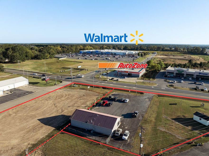 Excellent opportunity with this 0.93 acres sitting on the corner of one of the busiest stop lights in the town of Beebe.  Zoned C-2 and at the entrance to Walmart, it is within 1500 feet of the following other chain businesses:  McDonalds, Burger King, Waffle House, Taco Bell, Baptist Health Urgent Care, Dollar Tree, and Auto Zone.  It is also approximately 1/2 mile from Arkansas State University and Beebe High School.  There are multiple motels in the immediate area.  Property is at the corner of W. Center and Commerce.  There is an additional 0.78 acres with an 1800 sf building that can be sold with this land for a total price of $995,000 mls#24020487.  Agents please see agent notes or call listing agent for more information.