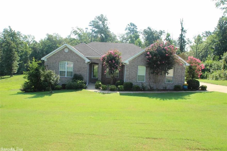 Open floor plan with great flow on 1.32 acres. Awesome deck with beautiful views of woods and wildlife. Four bedrooms, extra storage, quality workmanship, thoughtful touches, creative lighting, and trey ceilings. A must see home for anyone looking a peaceful home about 10 minutes from town.