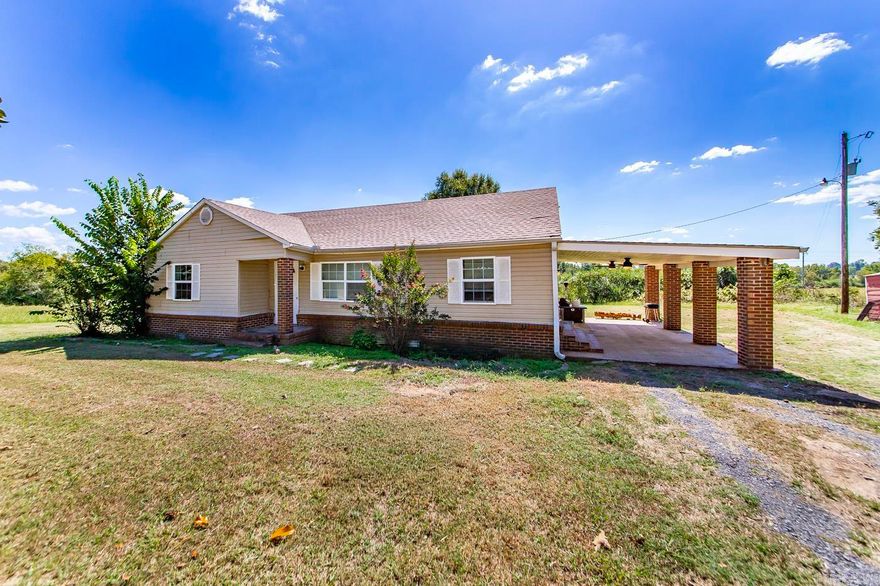Dreaming of country living? This 3 bedroom, 1 bathroom charmer sits just outside city limits on 2.59 peaceful acres and truly feels like a dream come true. Completely remodeled only two years ago, it blends modern updates with cozy country charm. You’ll love the open, airy feel, the fresh finishes, and the move-in ready condition. Outside, enjoy plenty of room to roam, space for a garden or animals, and a carport for convenience. Privacy, acreage, and style—all wrapped up in one perfect package. Don’t wait, this one won’t last long! ??