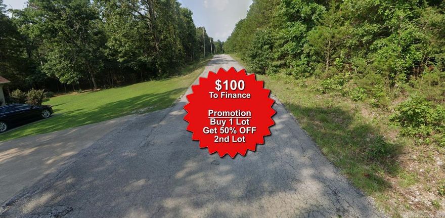 Buy one lot and get 50% off an additional lot! Owner-finance for easy terms. Cash buyers can pay by debit or credit card as well. Nice lot to develop or hold for future value. Public water and electric are available to run to property and will need septic. Owner/agent. No mobiles allowed. 300-2500 minimum build size on any other type of home, depending on subdivision. Finance is 5 months at $237 and closing costs are included. Lots marked with red banner are part of promotion. No limit on lots. Buyer responsible for any/all taxes and lots sold "as-is". Quit claim deed conveys. Parcel ID# 185-13421-000