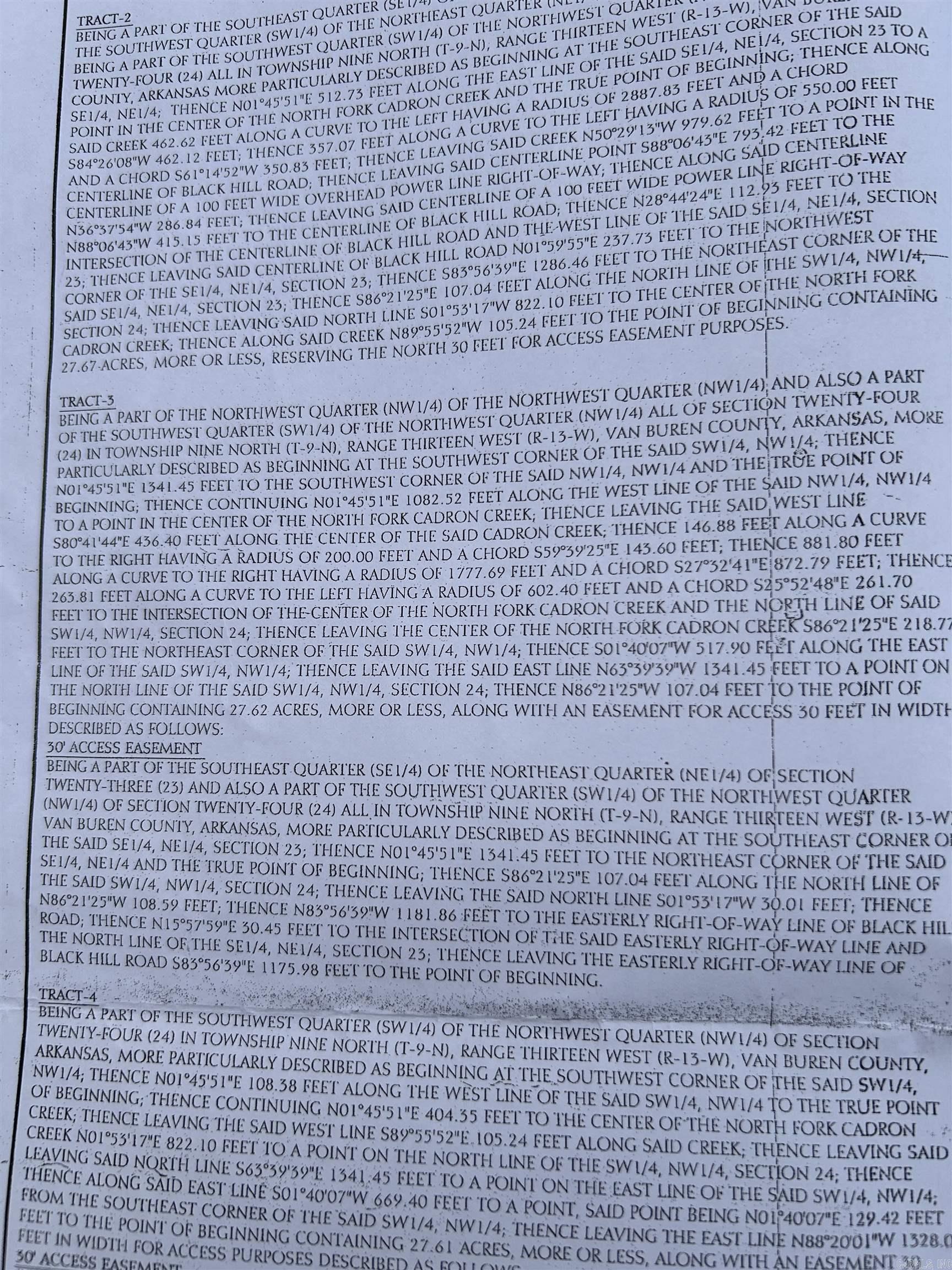 Metes & Bounds - Land