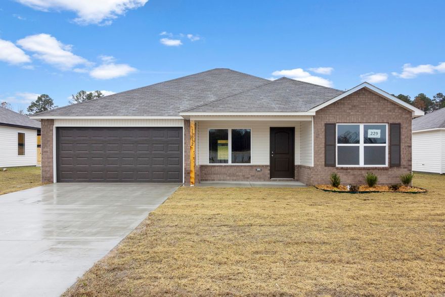 The Carnegie II plan is a time-tested favorite. The 4th Bedroom is set to the front of the home, which makes it perfect for use as a bedroom, craft room, office, or more! Come see it today!  Valuable upgrades included in this home: 60" fiberglass standup shower (no enclosure) in Master Bath, plumbing faucet upgrade 2, 8" deep Kitchen sink, pull out Kitchen faucet, 16" laminate bar top in Kitchen, Luxury Vinyl Plank flooring in wet areas and Living Room and adjacent hallways, raised ceilings in Living Areas per municipal requirements, fiberglass exterior doors, Cheyenne style doors, baseboards level 2, LED disk light over Master shower, level 1 ceiling fans in Master Bedroom and Living Room, full sod, microwave hood in Kitchen.   *** AGENTS, PLEASE SEE SHOWING REMARKS OR AGENT REMARKS FOR VERY IMPORTANT INFORMATION. ***  THIS HOME IS SCHEDULED TO BE COMPLETE IN MID DECEMBER.