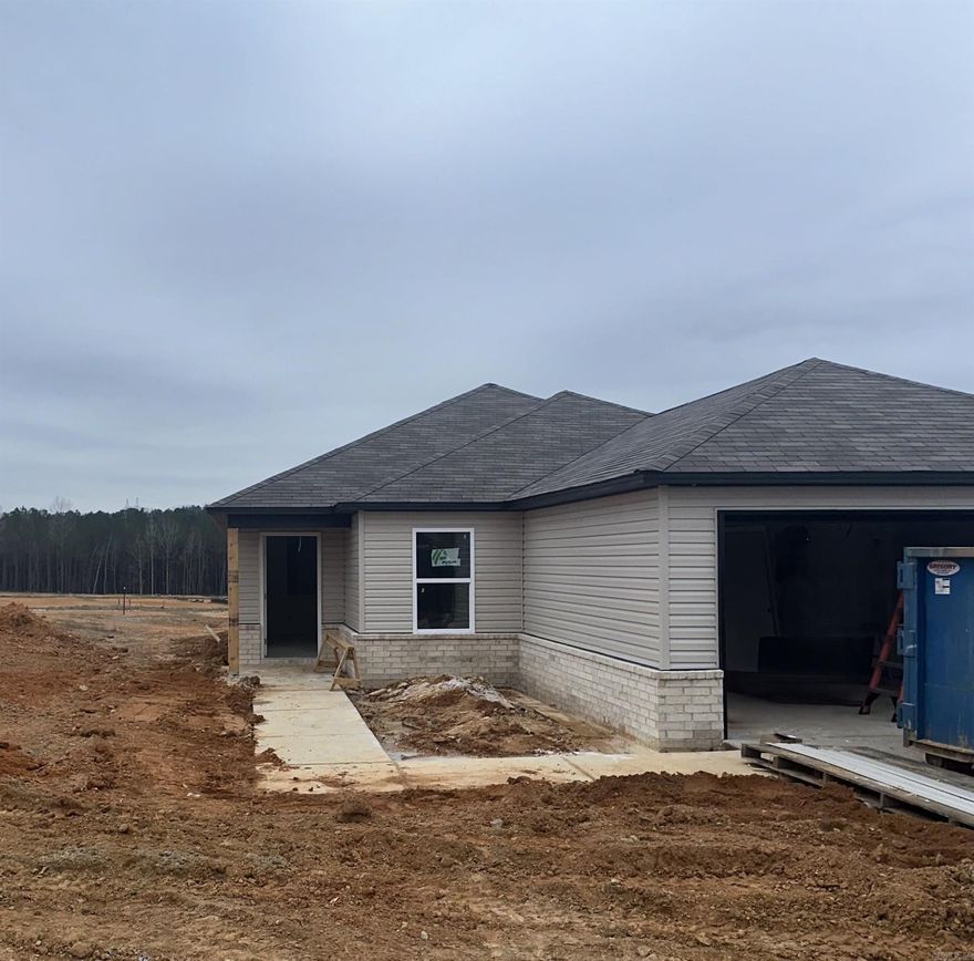 The Armstrong II plan is a meticulously crafted single-story home that harmonizes comfort, practicality, and visual charm. Boasting an open floor design, it includes 3 bedrooms and 2 bathrooms, facilitating seamless flow throughout. A spacious living area invites relaxation and social gatherings, while a walk-through laundry room accessible from the garage enhances convenience. The fully equipped kitchen stands out with generous counter space and an inviting eat-in dining area, fostering effortless culinary experiences and family interactions. Discover more about the Armstrong II plan to envision how it could complement your lifestyle today!   **SEE SHOWING REMARKS & AGENT REMARKS FOR IMPORTANT INFORMATION**