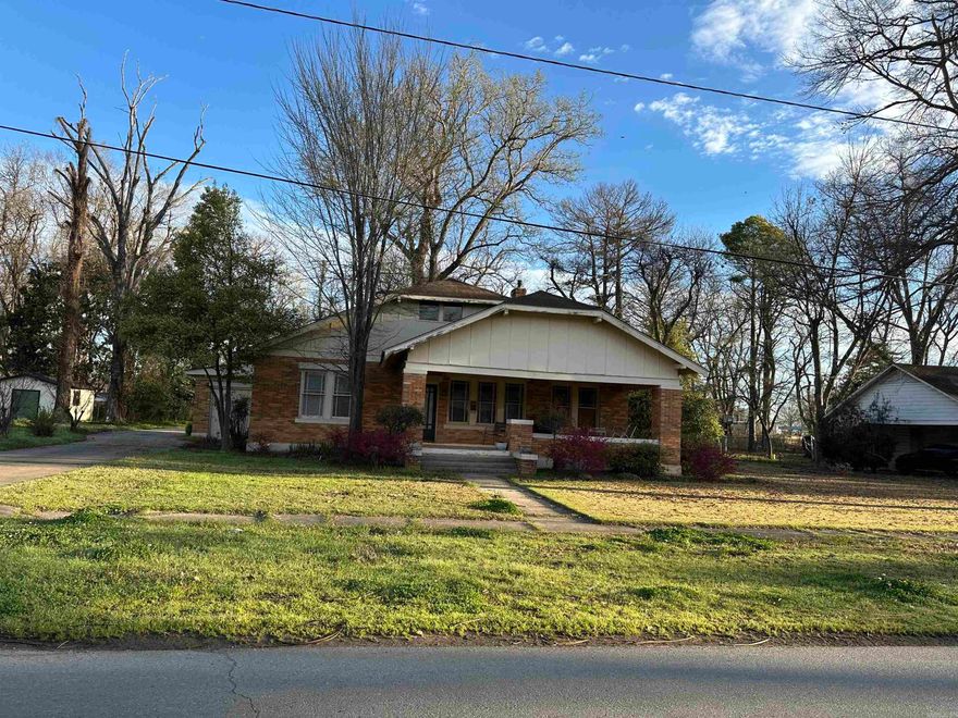 Large Lot, ability to add bedrooms and equity upstairs and Large Front Porch- This home already has the staircase installed but never finished upstairs since a retired couple purchased it before finished. Currently has 2 bedrooms and 2 baths, a large kitchen with nice pantry and two dining rooms. One of the dining rooms could be converted into a 3rd bedroom. Nice deep Front porch and a large lot approximately 1.5 acres