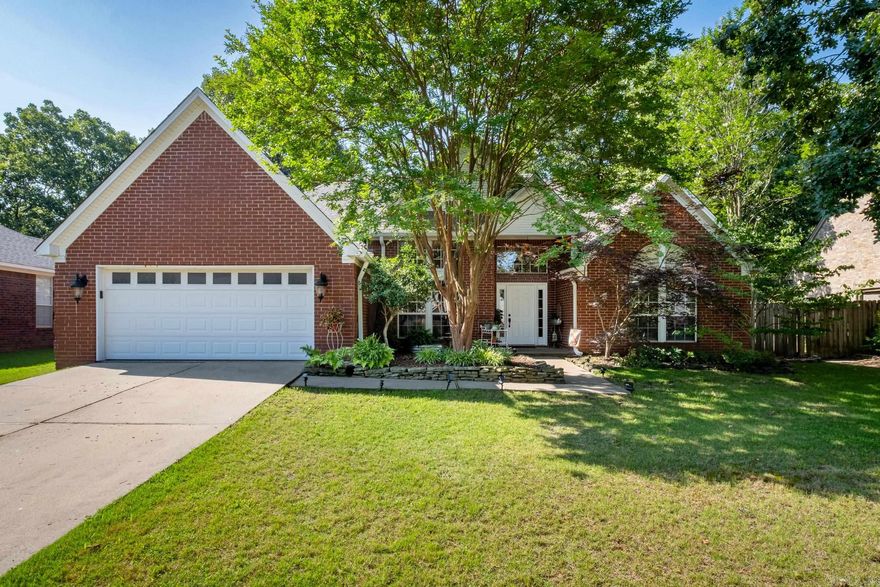 Brick, one level, one owner renovated home; Beautiful tile throughout - 10' - 12' ceilings, 11x14 dining room, eat-in kitchen, vaulted ceilings and open transoms. Chef's kitchen - granite glass commercial grade counter tops, gas cooktop, double oven, new $2,500 frig. Granite in bathrooms and laundry/pantry. Sink, glass door cabinets in laundry. Sitting area in large master - private suite. New fixtures and hardware. New roof - March 2021, HWH 2020, evap coil w/warranty until July 2028. Flower and herb garden in backyard. Beautifully maintained.