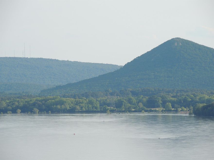 Wow! The views from this lot are spectacular. Once a home is built on this lot you will have a view of the Ar. River from every room. View of Pinnacle Mt. Incredible Sunsets when the river turns a red glow as the sunset reflects on the river. This is one of the largest lots available. Don't miss this opportunity.  An artist paints from this lot.  Once you see the view you will know why.  Under ground utilities water, electric, gas, sewer and att. 2500 Minimum Sq. Ft to build. Gated but open Sat & Sun 1-4