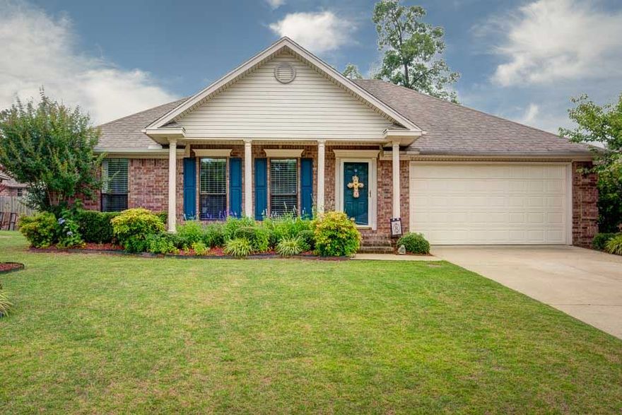 Great curb appeal welcomes you to this wonderful, one level, family home nestled on a quiet street in the heart of Maumelle.  This open floor plan offers beautiful new flooring, cozy fireplace and bright natural light throughout.  The cute and roomy eat-in kitchen has great counter and cabinet space.  The master bath has his/her closets and jetted tub.  The large level back yard features an expansive deck perfect for a relaxing family evening or entertaining with friends and family.