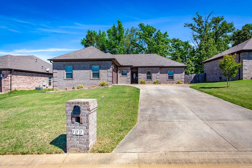Welcome to your dream home! This beautiful all-brick 4 bedroom, 2 bathroom home features a spacious, open split floorplan perfect for both relaxing and entertaining. The primary suite is thoughtfully separated from the secondary bedrooms, offering a private retreat with plenty of natural light.  The kitchen is a chef’s delight with gorgeous granite countertops, a stylish tiled backsplash, stainless steel appliances, and ample cabinet space. You'll love the generous storage throughout the home, making organization a breeze.  Step outside to a fully fenced backyard, perfect for pets, play, or weekend gatherings. A two-car garage provides even more storage and convenience.  Don't miss the opportunity to make this move-in ready home yours — schedule a tour today!