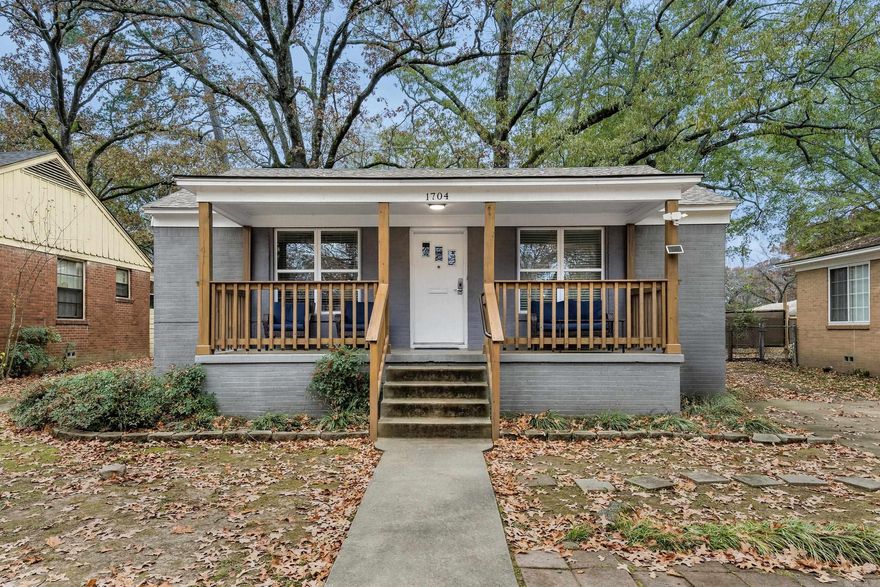 Completely renovated 2-bedroom, 1-bath home is being sold fully furnished! This charming bungalow was renovated in 2022 & is equipped w/ so many updates including windows, appliances, roof, so many to list! The open interior features stylish updates throughout, making it the perfect turn-key property. Enjoy the convenience of a detached garage for additional storage or workspace. This home offers modern comfort and peace of mind. Don’t miss your chance to own this charming, move-in ready gem!