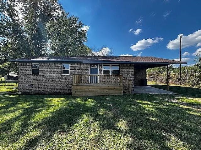 Totally remodeled in 2024 including a new roof, new HVAC system, new kitchen and bath, new flooring, new light fixtures, new appliances, new front and back deck, new windows and doors, new sheetrock and paint, new plumbing, electrical updates, and more. Located in Southside on a dead end street.