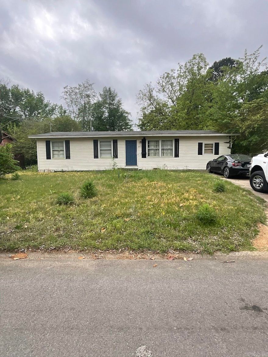 Perfect for first-time buyers or investors, this well-located 3-bedroom, 1.5-bath home offers convenience and opportunity in one package. Ideally situated near parks, schools, restaurants, and Conway Regional Health System, this property provides easy access to everyday amenities while offering plenty of potential to make it your own. Whether you're looking to expand your investment portfolio or find a place to call home, this property is full of possibilities. No seller property disclosure available. Buyers to verify lot size and square footage using their own measurements.