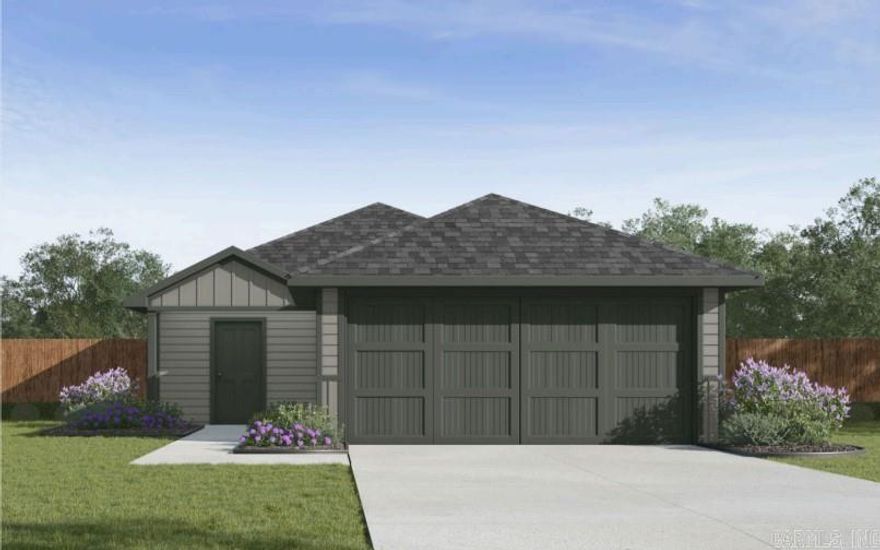 Awesome Ashdown plan in Moonlight Meadows, located in Ward, AR! These new construction homes feature modern finishes for comfortable living!  Homes will have LVP flooring and carpet.  In the kitchen and bathrooms, you’ll find beautiful granite countertops. Each home will feature Hardie® siding per plan. These homes come with a programmable thermostat! 10-year limited Homebuyer’s Warranty! Photos may be stock photos, representative of plan only and may vary as built. Annual taxes is an estimate. Taxes are TBD. HOA fees $300! $75 HOA transfer fee. Special Improvement Tax of $495 annually.