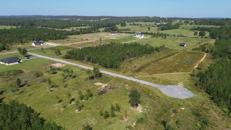 Beautiful flat 3.03+/- acre lot right outside of city limits, perfect spot if you are looking to build! Gorgeous new construction houses are going in all around. Enjoy great views of the countryside in a quiet area while only being a few minutes from the interstate. 20 mins to Vilonia, 20 mins to Searcy, & 20 mins to Cabot. Water and electric are available at the road. No mobile homes. Minimum square footage of 1700.